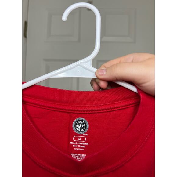 NHL Detroit Red Wings Long Sleeve T-Shirt Signed By Kris Draper Size Medium - Picture 5 of 5